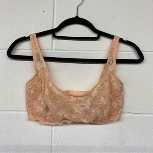 NWT Victoria’s Secret Size 32DDD Lace Unpadded Bralette Underwire